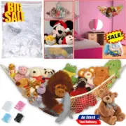 Large Soft Toy Hammock Storage Mesh Net Teddy Bear Baby Bedroom Nursery 6J