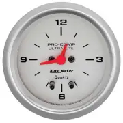 Auto Meter Ultra-Lite Series 2-5/8" Electrical Clock with Second Hand and Quartz