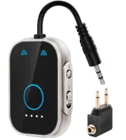 Bluetooth Transmitter Receiver, 2-in-1 Bluetooth 5.3 Adapter for TV, Airplane...