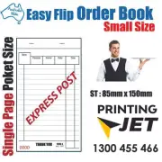 50x Small Size Restaurant Docket Order Book 85x150mm [RD141]