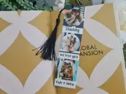 Personalised Photo Book Mark | Fathers day gift | Custom Photo Acrylic Bookmark