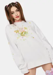 [By Samii Ryan] Cheer Bear Garden Crewneck Sweatshirt
