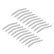 22mm Curved Spring Bar Pins 1.8mm Dia Stainless Steel Watch Band Link Pin 20pcs