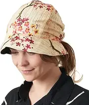 [CHARM] Womens Foldable Sun Hat - Summer UPF 50 Protection Floppy Bucket Chemo Cap