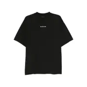 [Balenciaga] Balenciaga Logo-print Cotton T-shirt XS BLACK/WHITE