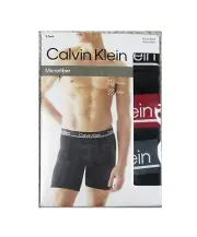 Calvin Klein Men's Black Microfiber Boxer Briefs 3 Pack