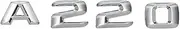 SCPCKZETZN for A-Class W176 Trunk Lid Rear Letter Emblem Badge Letters A220 A 220