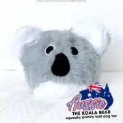 Aussie Rough Play Dog Toy Fetch Ball for Small Medium Dogs Plush Squeaky