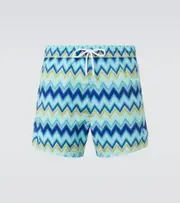 [Missoni] Missoni Zigzag swim trunks UK 36 blue