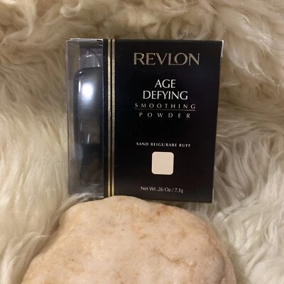 VINTAGE Revlon Age Defying Smoothing Powder SAND BEIGE/BARE BUFF NEW OLD STOCK