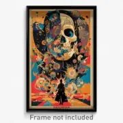 Spanish Movie Poster - Pure Crossroad (Spain Psychedelic Art Retro Film Print)