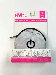 Ultra-Handy Tech Emergency Kit Earphones Cable Organizers Phone Stand USB Cable