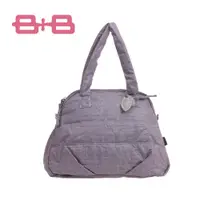 在飛比找PChome24h購物優惠-B+B 時尚純靜媽媽包-紫