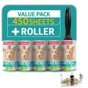 Pet Hair Lint Roller 450 Sheets Furniture Lint Rollers for Pet Hair 1 Heavy D...