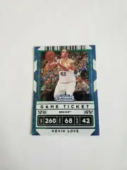 2020 Panini Contenders Draft Picks Green Explosion Game Ticket Kevin Love