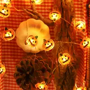 Halloween Pumpkin String Lights Twinkle Lights for Indoor Outdoor Bedroom Camper Decor Party Decorations