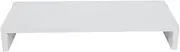 Computer Monitor Riser, Space Saving Cervical Protection Stable Monitor Stand, 50 x 8.2cm Multifunctional Printer Stand Riser for Office (White)