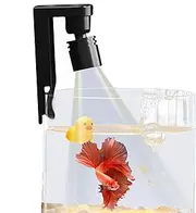 Setauoo Aquarium Clip on Light - 360 Degree Adjustable Fish Light Small Aquarium Spotlight - 2W LED Fish Tank Accessories with Waterproof Lampshade for Terrarium & Coral