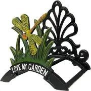 Cubilan Decorative Garden Hose Holder, Hose Hanger, Heavy Duty Cast Iron Garden