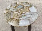15" Agate Table Top Natural stones Handmade home decor