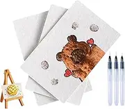 3D Canvas Paper Sponge - Foam Texture Painting Paper | Puffy Texture | 3D Canvas Painting | 3D Foam Crafts Accessories with Paint Pen for Greeting Cards and Projects