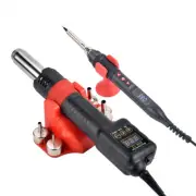 New All-in-one Hot Air Gun 750W Micro Soldering Station LED Digital Hair Dryer