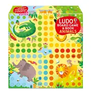 Usborne Ludo Animals Board Game & Book 2-4 Players (USB310116)