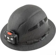 Klein Tools 60347 Hard Hat, Vented Full Brim, Class C, Premium KARBN Pattern