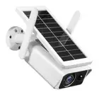 Outdoor Solar Security Camera 4MP Chargeable Battery WiFi Surveillance Cam 2024