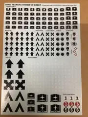 NEW Tome Keeper Chapter Transfer Sheet Decals Warhammer 40k Number White Dwarf