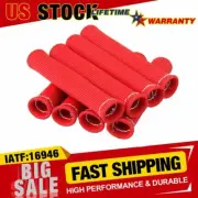 Red Spark Plug Wire Boots Heat Shield 6" Protector Sleeve for Ford Chevy Dodge (for: Honda)
