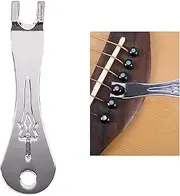 Guitar Bridge Pin Puller, Bridge Pin Remover, Guitar Bridge Pins, Acoustic Guitar String Tool, Guitar Bridge Pins Puller String - Musical Instruments Guitar Parts(Silver)