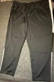 NWT Mens Dry Cell Black Puma jogger sweat pants Slim Fit size 4xlt B7