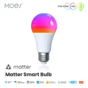 MOES Smart Matter WiFi E27 LED Light Bulbs CW RGB Dimmable Homekit/Alexa/Google