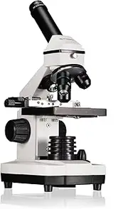 Bresser Biolux NV 20x-1280x Transmitted Light and Reflected Light Microscope Suitable for Children and Adults Including HD USB Camera and Cross Table for Object Movement with Extensive Accessories and