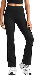 [CRZ YOGA] Girls Butterluxe Flare Leggings - Kids High Waist Bell Bottoms Bootcut Lounge Casual Active Yoga Dance Pants