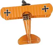 PERSELOSO 1Pc Vintage Iron Airplane Model Ornament Sturdy Desktop Decor Retro Aircraft Art Home Office Bar Decorative in Color Random Color