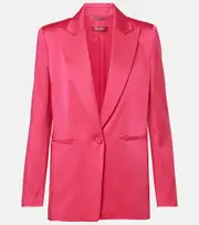 [Max Mara] Max Mara Galazia satin blazer UK 6 pink