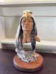 RARE STEPHEN HERRERO "CLOUD EAGLE" PORCELAIN STATUE 1381/2500 LIMITED EDITION
