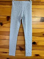 NWT Crewcuts Full Length Blue Leggings w/Sparkle Splatter Print Pants Size 10