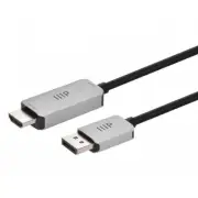 Monoprice 44344 MONOPRICE DISPLAYPORT 1.4 TO 8K HDMI CABLE_ 8K 60HZ_ 32AWG_ 6FT