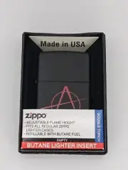 Zippo Anarchy Black Matte 20842 "Double Torch" refillable Butane Lighter