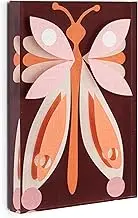 DEMDACO Hanging Tile Wall Art Everyday Home Décor, 5 x 7 Inch Acrylic, Butterfly Beauty Together