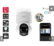 Kogan SmarterHome™ 3MP Outdoor Pan & Tilt Smart Security Camera with Spotlight