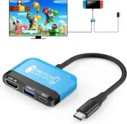 Switch Dock for Nintendo Switch/OLED Switch,3-in-1 Portable TV Dock with 4K HDMI