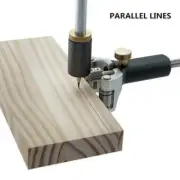 8.27“ Portable Sliding Marking Wood Scribe Wheel Mortise Gauge Scriber Anodizing