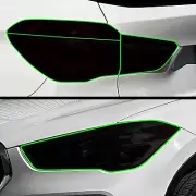 Fits BMW X1 2020-2022 Tail Light Precut Smoked PPF Tint Headlight Film (for: BMW)