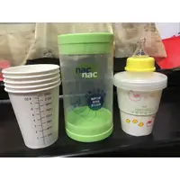 在飛比找蝦皮購物優惠-nac nac 拋棄式奶瓶(內容物：奶嘴x1、紙杯6入)