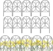 Garden Fence Border | Animal Barrier for Dog,Heavy-Duty Landscaping Edging, Weather-Resistant Gardening Supplies Outdoor Decor for Temporary Barrier