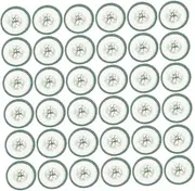 WOONEKY 100Pcs Disposable Eye Mask Breathable Non Woven Cucumber Eye Pads for Soothing Skin Care Moisturizing Household Eye Patches